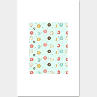 Tasty Donuts Pattern Posters and Art